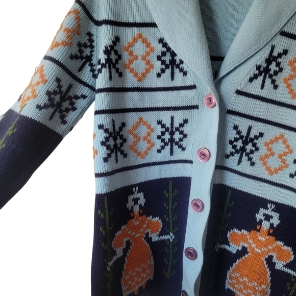 Vintage knit cardigan size large - Picture 3 of 6